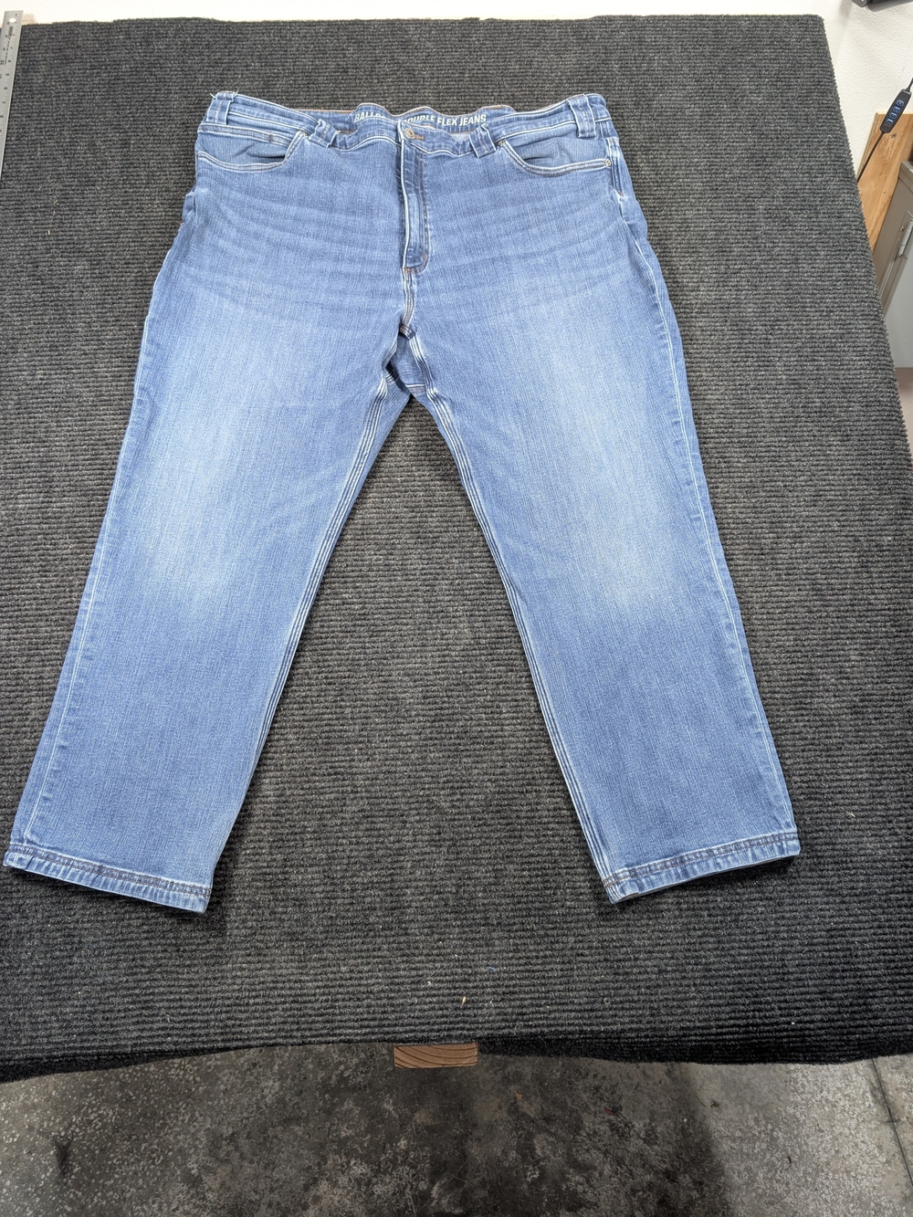 Duluth Trading Co Ballroom Double Flex Jeans Relaxed Fit 46x30 Workwear